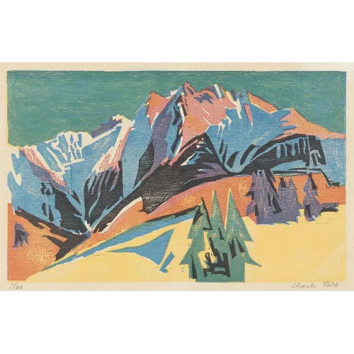 Charles Trüb — Bergmassiv.