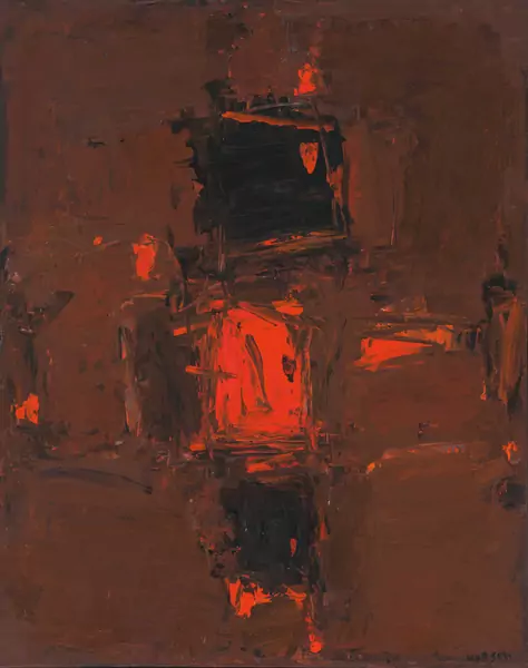 Charles Wyrsch — Festliches Rot. 1962. — Schuler Auktionen