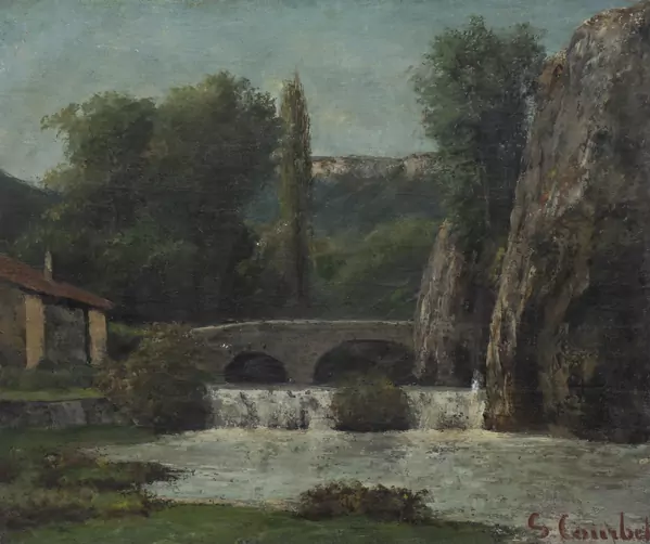 Cherubino PATA (1827-1899), attribué à, "Vue du Doubs", huile — DognyAuction