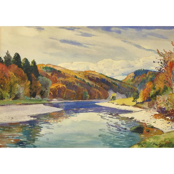 Christian Baumgartner — "Herbst an der Aare".