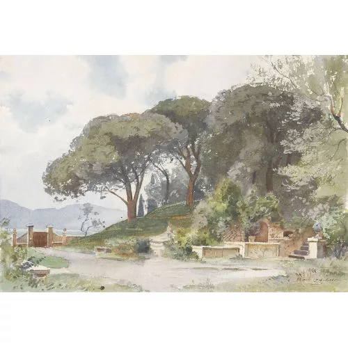 Christian Baumgartner — "Aus einem Garten an der Riviera".