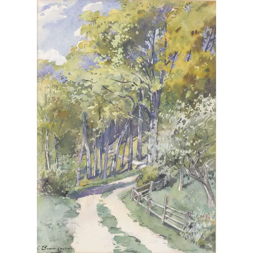 Christian Baumgartner — Herbstlicher Waldweg.