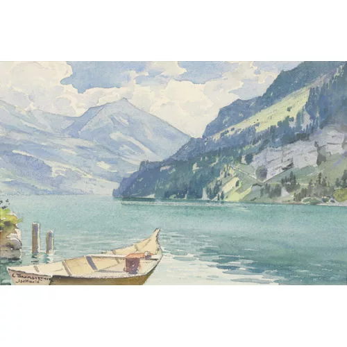 Christian Baumgartner — Partie am Brienzersee mit Boot.