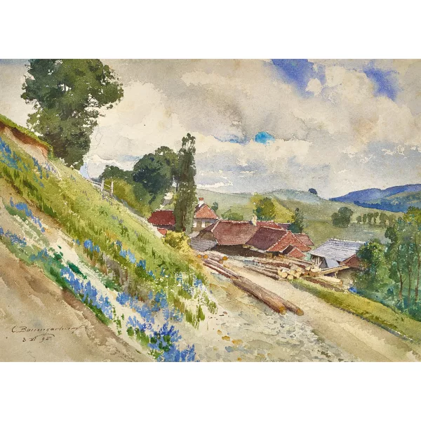 Christian Baumgartner — Sommerliche Emmentaler Landschaft.