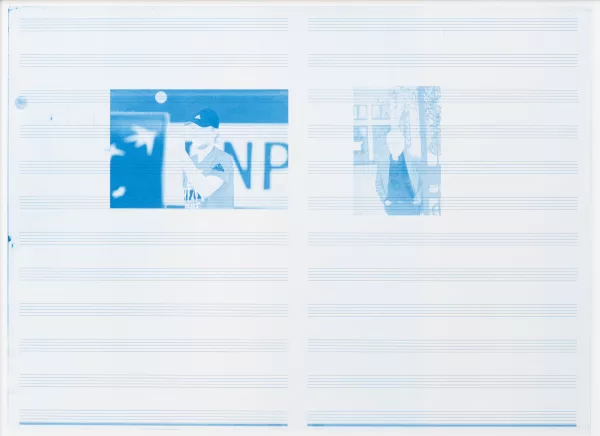 Christian Marclay — Christian MARCLAY (1955), 'Sans Titre', sérigraphie couleur