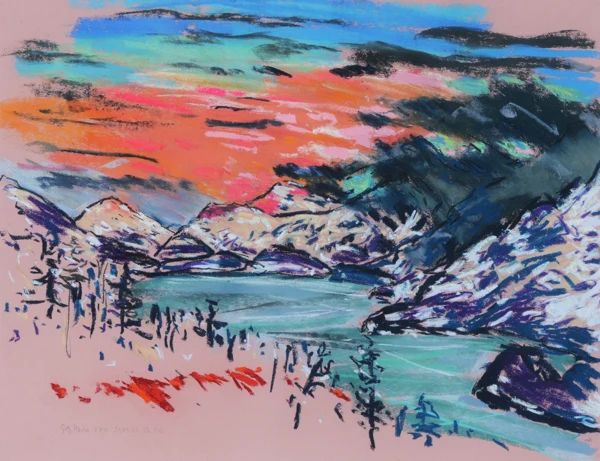 Christian Peltenburg-Brechneff — Sils Maria (Blick vom Hotel Waldhaus aus), 2003