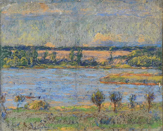 Christian Rohlfs — Teich am Abend