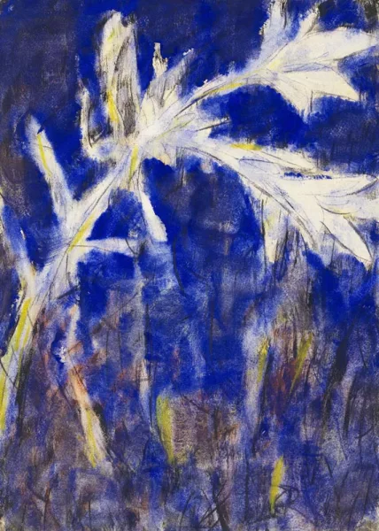 Christian Rohlfs — Funkien auf Blau