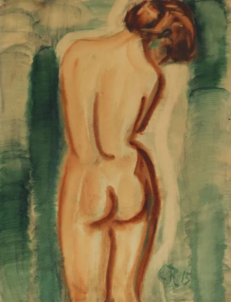 Christian Rohlfs — Weiblicher Rückenakt