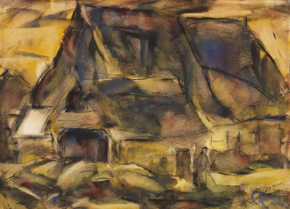 Christian Rohlfs — Bauernhaus in Holstein