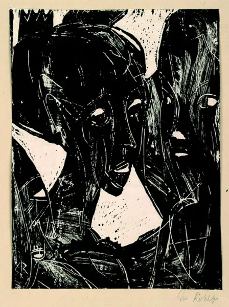 Christian Rohlfs — Drei Köpfe
