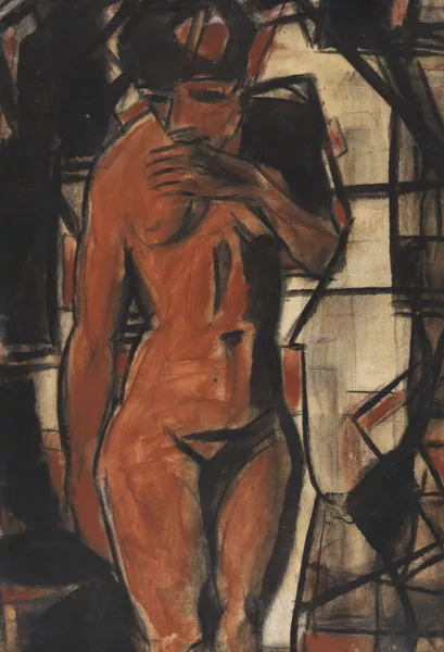 Christian Rohlfs — Stehender weiblicher Akt