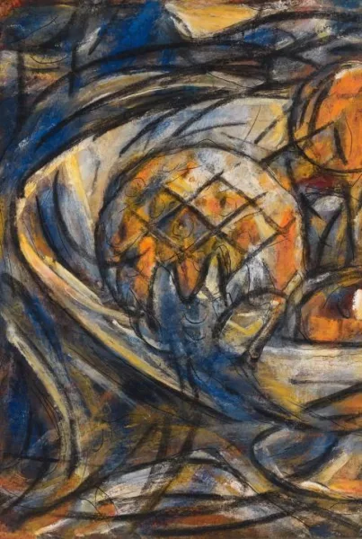 Christian Rohlfs — Stillleben (Obstschale)