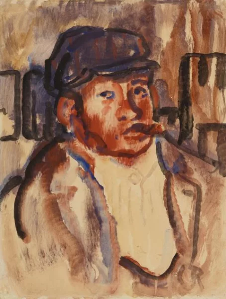 Christian Rohlfs — Mann mit Zigarre