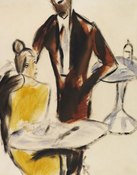 Christian Rohlfs — Paar (Szene im Café)