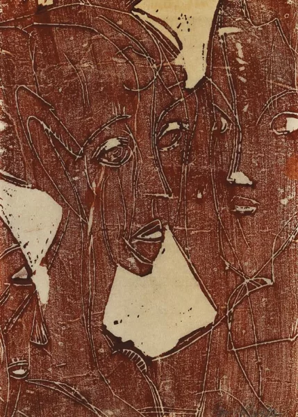 Christian Rohlfs — Drei Köpfe