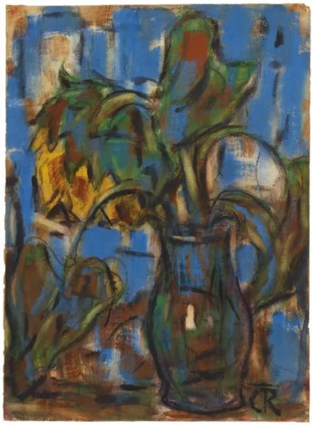 Christian Rohlfs — Sonnenblume im Krug