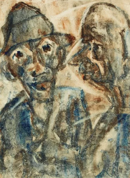 Christian Rohlfs — Zwei Köpfe