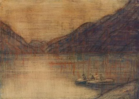 Christian Rohlfs — Boot auf dem Lago Maggiore