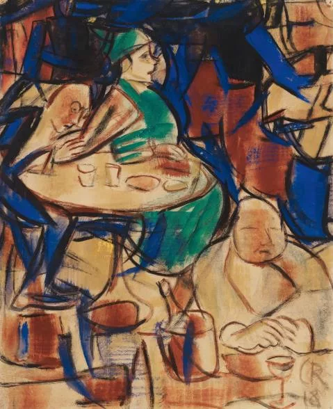 Christian Rohlfs — Im Café