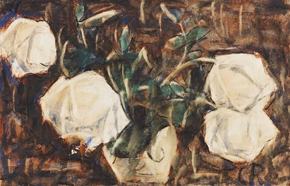 Christian Rohlfs — Weiße Rosen