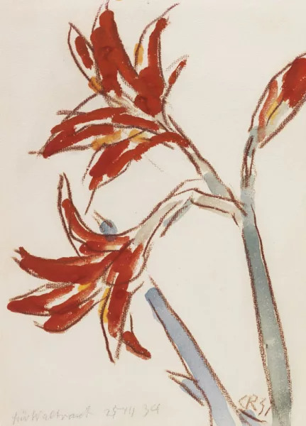 Christian Rohlfs — Roter Amaryllis
