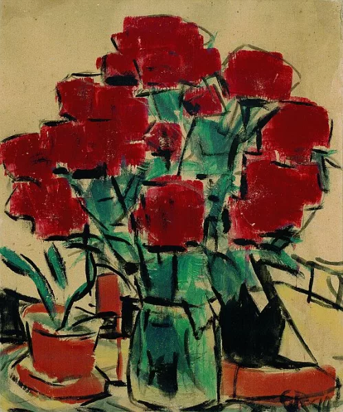 Christian Rohlfs — Rote Blüten