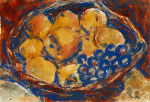 Christian Rohlfs — Stilleben mit Obstschale