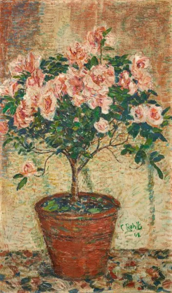 Christian Rohlfs — Azaleen-Stämmchen