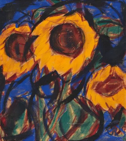 Christian Rohlfs — Sonnenblumen
