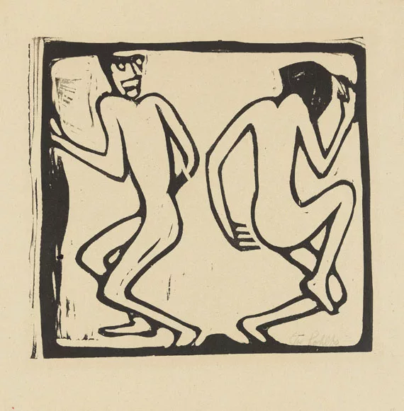 Christian Rohlfs — Zwei Tanzende
