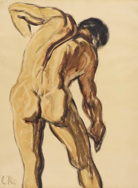 Christian Rohlfs — Männlicher Rückenakt