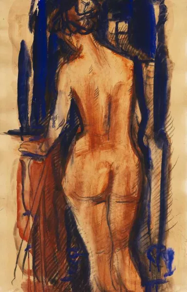 Christian Rohlfs — Rückenakt