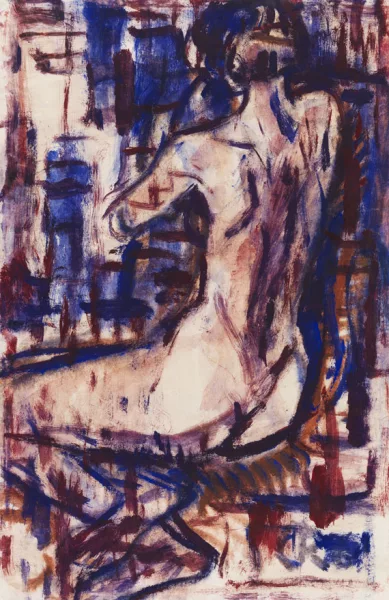 Christian Rohlfs — Weiblicher Rückenakt