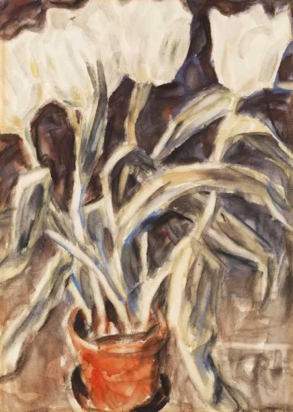 Christian Rohlfs — Tulpen im Topf
