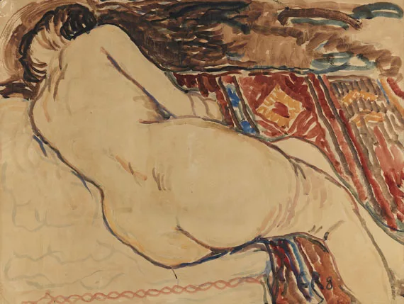 Christian Rohlfs — Rückenakt