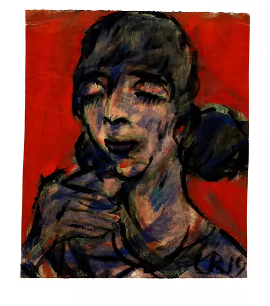 Christian Rohlfs — Weiblicher Kopf — Galerie Kornfeld