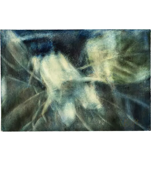 Christian Rohlfs — Weisse Glockenblumen — Galerie Kornfeld