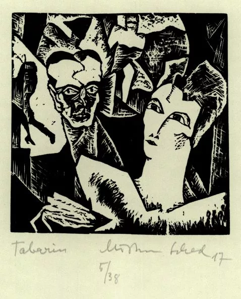 Christian Schad — Tabarin. Genf 1917