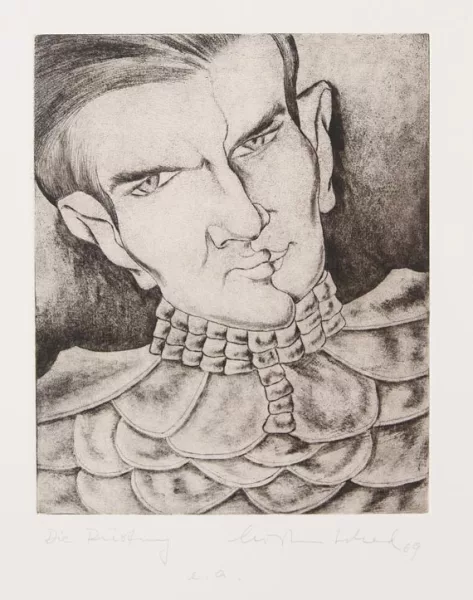 Christian Schad — Die Rüstung (Selbstbildnis)
