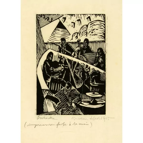 Christian Schad — Orchester — Galerie Kornfeld