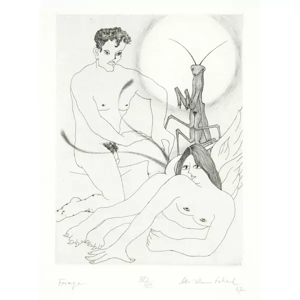 Christian Schad — Ödipiade oder Sorgen eines Engagierten Stuttgart, G.A. Richter, 1975 — Galerie Kornfeld