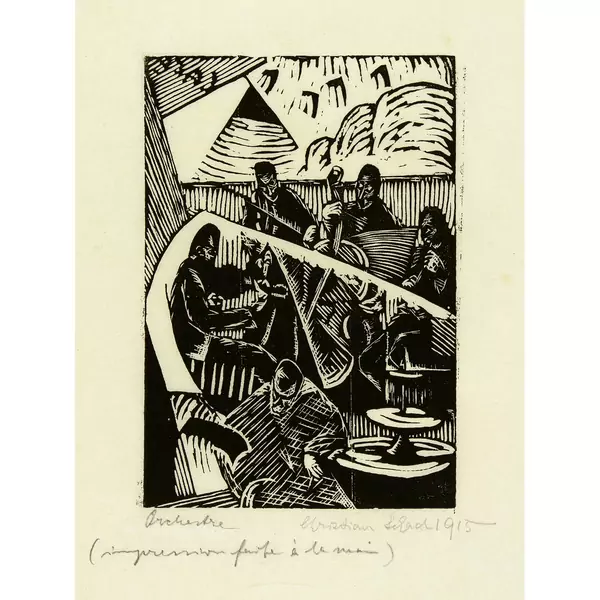 Christian Schad — Orchester (Orchestre) — Galerie Kornfeld
