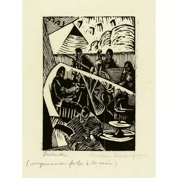 Christian Schad — Orchester (Orchestre) — Galerie Kornfeld