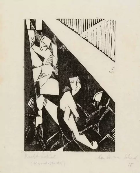 Christian Schad — CHRISTIAN SCHAD Miesbach 1894–1982 Aschaffenburg Nachtlokal — Galerie Kornfeld