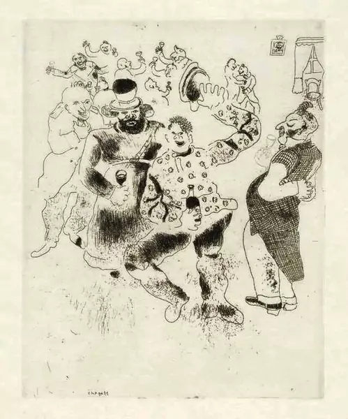 Christian Schad — MARC CHAGALL Witebsk 1887–1985 Saint-Paul 10 Blatt Illustrationen aus — Galerie Kornfeld
