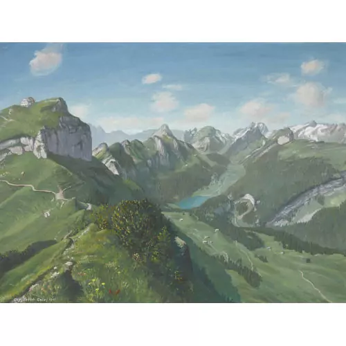 Blick auf den Seealpsee