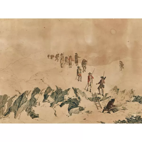 "Voyage de Mr. de Saussure a la cime du Mont-Blanc ..."