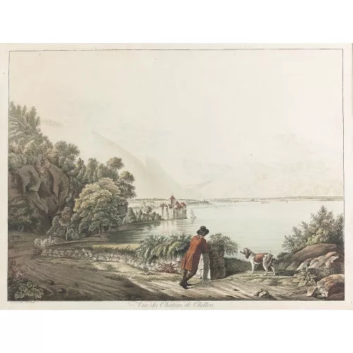 Christian von Mechel — "Vue du Château de Chillon."