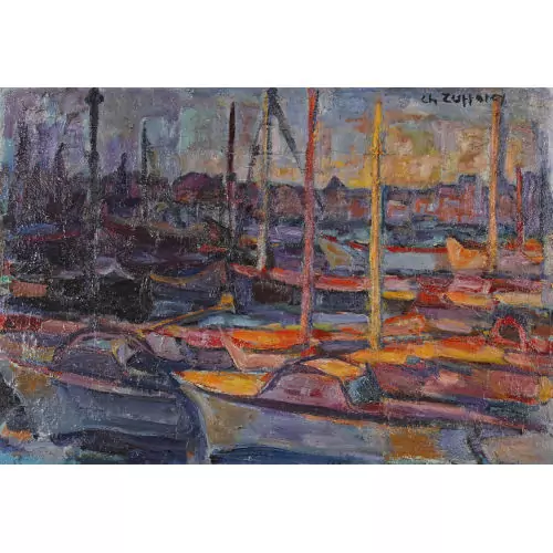 "Coucher de soleil / La Rochelle"